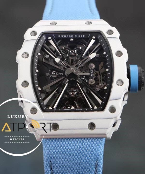 Richard Mille Rafael Nadal RM12 Eta Saat Tourbillon Turkuaz Kordon