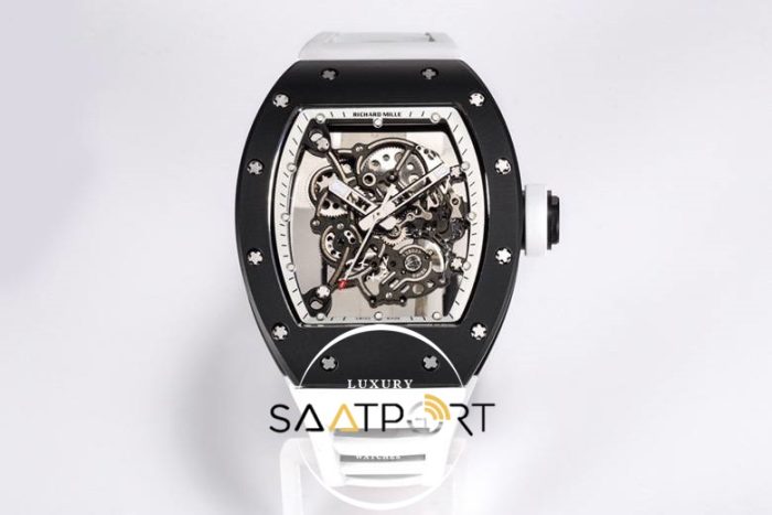 Richard Mille Siyah Seramik Kasa RM055 Skeleton