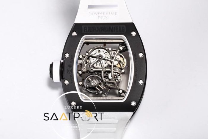 Richard Mille Siyah Seramik Kasa RM055 Skeleton