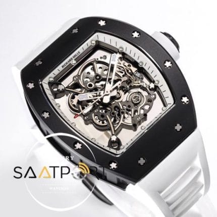 Richard Mille Siyah Seramik Kasa RM055 Skeleton