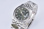 Rolex Datejust 36mm Clean Factory Palmiye Desenli Taşlı Yeşil Kadran