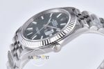 Rolex Datejust 41 Clean Factory Desenli Yeşil Kadran 3235 Super Clone