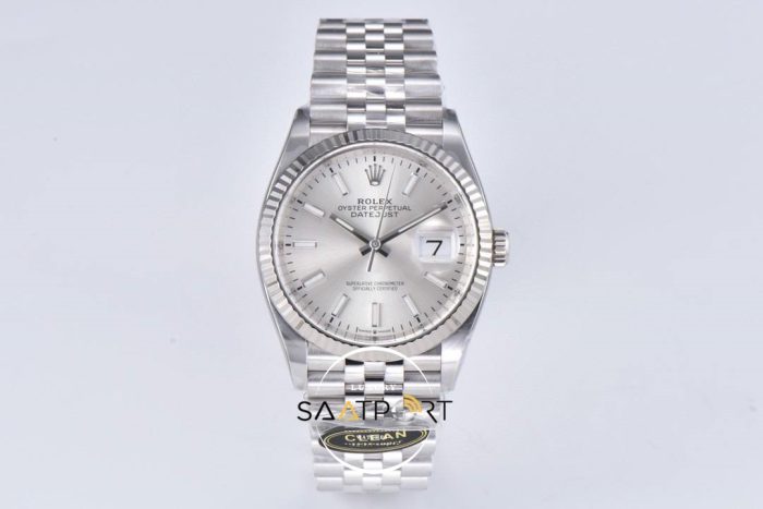 Rolex Datejust 41 Clean Factory Gümüş Kadran 3235 Super Clone