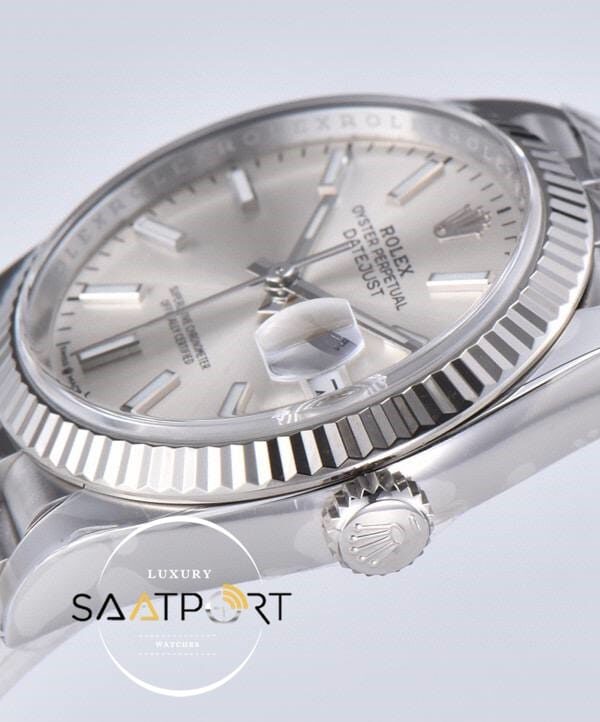 Rolex Datejust 41 Clean Factory Gümüş Kadran 3235 Super Clone