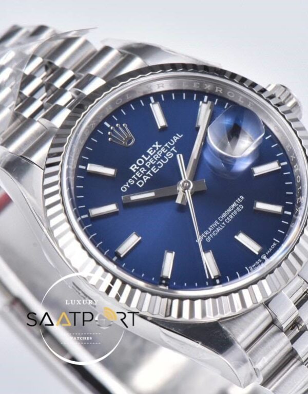 Rolex Datejust 41 Clean Factory Mavi Kadran 3235 Super Clone