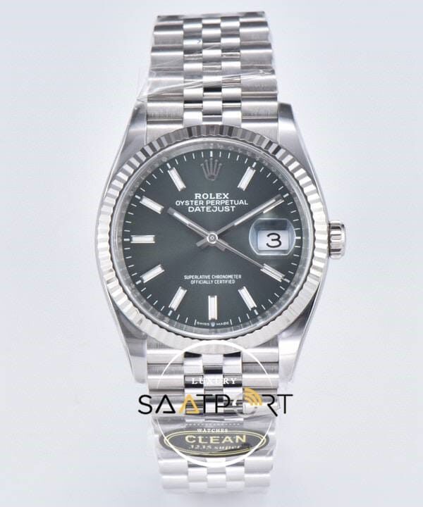 Rolex Datejust 41 Clean Factory Siyah Kadran 3235 Super Clone