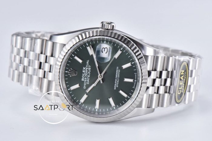 Rolex Datejust 41 Clean Factory Siyah Kadran 3235 Super Clone