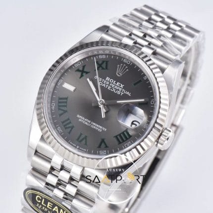Rolex Datejust 41mm Clean Factory Jubile Kordon Roma Rakamlı 3235 Super Clone ETA