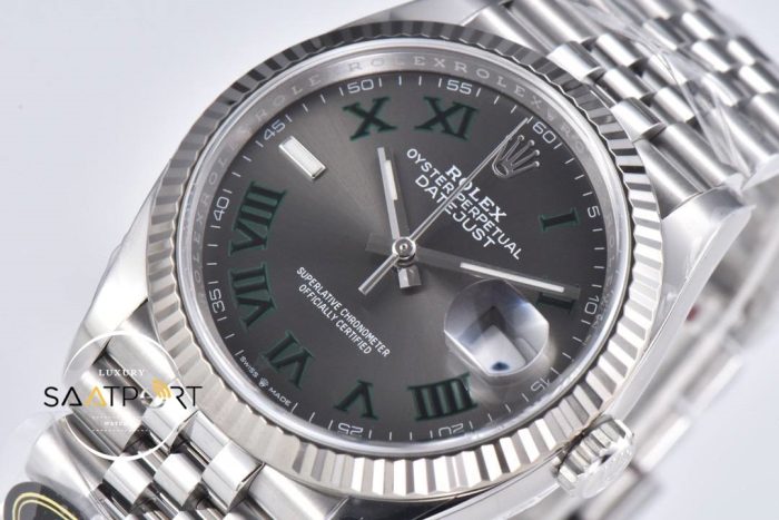 Rolex Datejust 41mm Clean Factory Jubile Kordon Roma Rakamlı 3235 Super Clone ETA