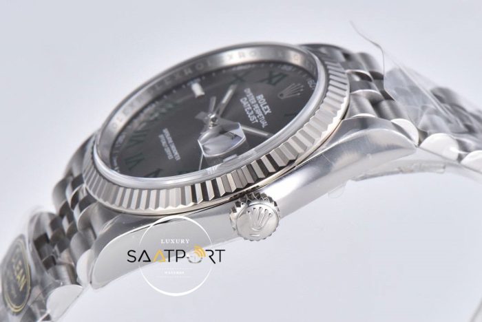 Rolex Datejust 41mm Clean Factory Jubile Kordon Roma Rakamlı 3235 Super Clone ETA