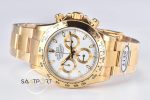 Rolex Daytona 116508 Gold Clean Factory Beyaz Kadran Super Clone