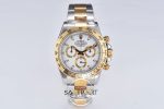 Rolex Daytona 116523 Clean Factory Two Tone Beyaz Kadran Super Clone