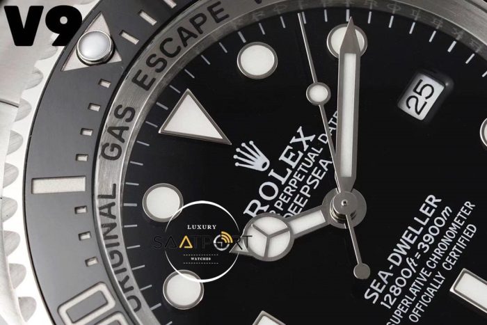 Rolex Sea-Dweller Deepsea 126660 904L Çelik 44mm 3230 Super Clone