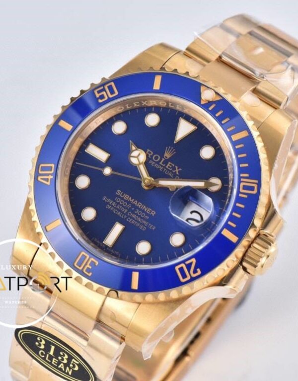 Rolex Submariner Date 116618LB Clean Factory Mavi Kadran 40mm Clone