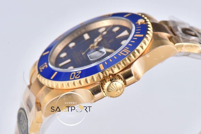 Rolex Submariner Date 116618LB Clean Factory Mavi Kadran 40mm Clone