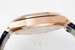 Audemars Piguet 15500 Rose Gold Mavi Kadran Deri Kordon Eta (10)