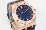 Audemars Piguet 15500 Rose Gold Mavi Kadran Deri Kordon Eta (2)