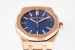 Audemars Piguet 15500 Rose Gold Mavi Kadran Deri Kordon Eta (6)
