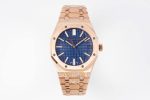 Audemars Piguet 15500 Rose Gold Mavi Kadran Super Clone Eta