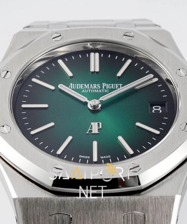 Audemars Piguet 16202PT Jumbo Extra Thin Yeşil Kadran 39mm (2)