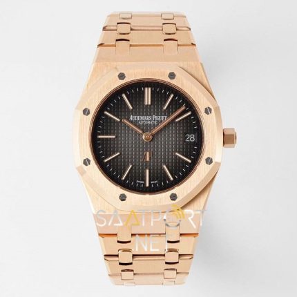 Audemars Piguet Royal Oak Extra Thin 16202OR 50.Yıl Gri Kadran Super Clone ETA