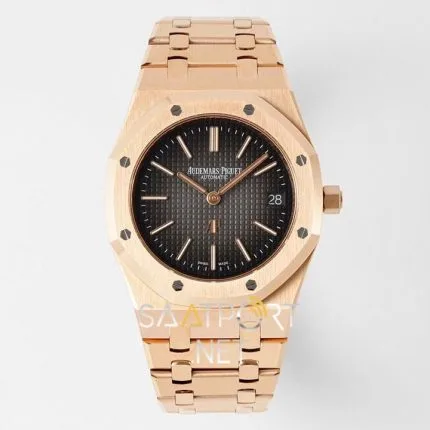 Audemars Piguet Royal Oak Extra Thin 16202OR 50.Yıl Gri Kadran Super Clone ETA