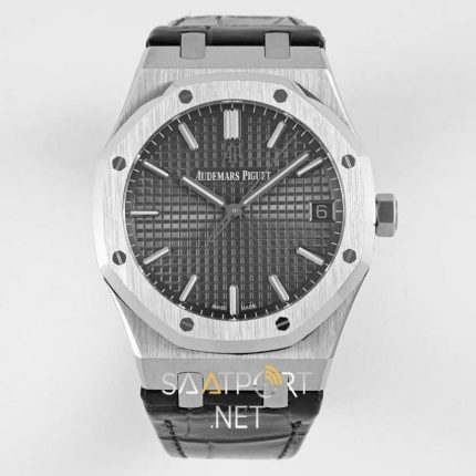 Audemas Piguet 15500 Gri Kadran Deri Kordon Super Clone Eta V3