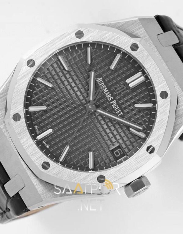 Audemas Piguet 15500 Gri Kadran Deri Kordon Super Clone Eta V3 (3)