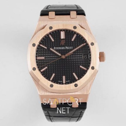 Audemas Piguet 15500 Rose Gold Deri Kordon Super Clone Eta V3