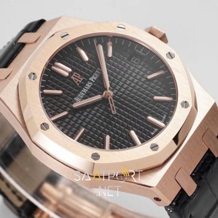 Audemas Piguet 15500 Rose Gold Deri Kordon Super Clone Eta V3 (2)