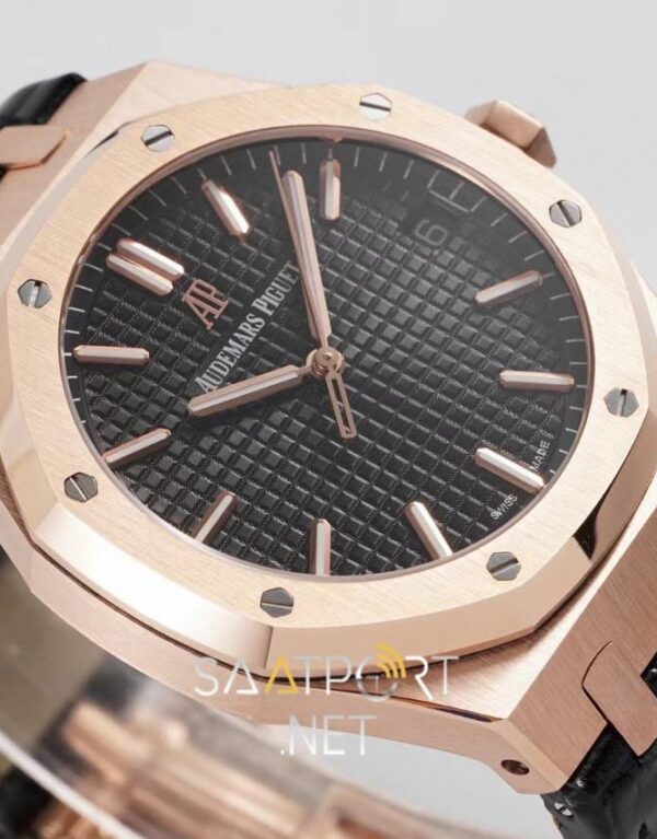 Audemas Piguet 15500 Rose Gold Deri Kordon Super Clone Eta V3 (2)