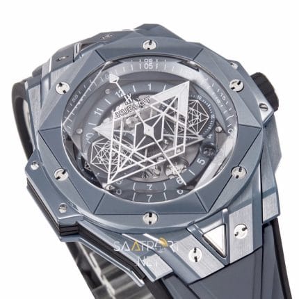 HUBLOT Big Bang Sang Bleu II Grey Ceramıc 45mm Super Clone Eta (4)