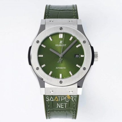 HUBLOT Classic Fusion Green Titanium 38mm super clone eta saat