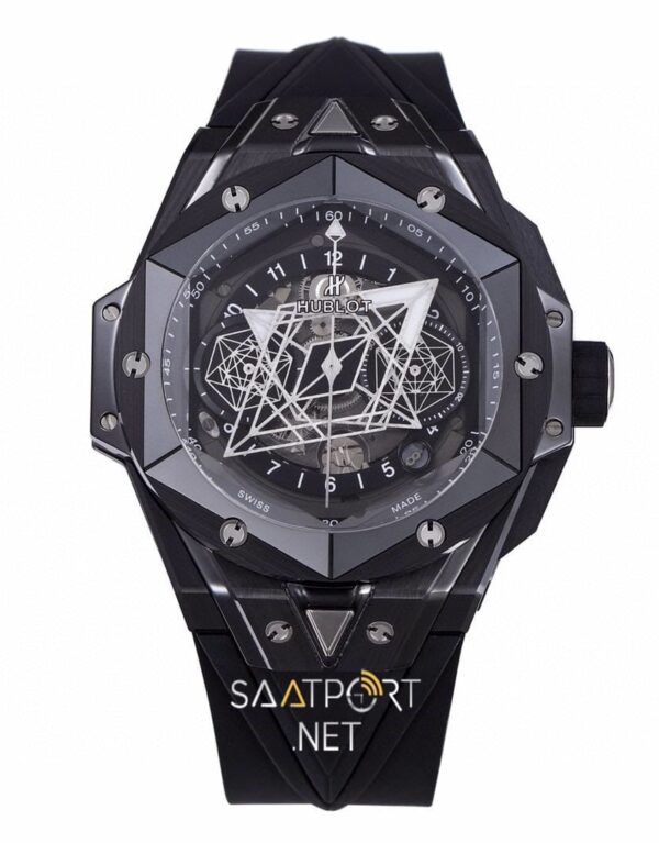 Hublot Big Bang Sang Bleu Black Ceramic 45mm Super Clone Eta