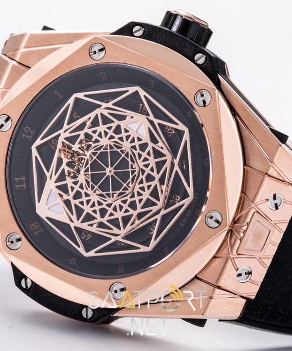 Hublot Big Bang Sang Bleu King Gold 45mm Super Clone Eta Saat (3)