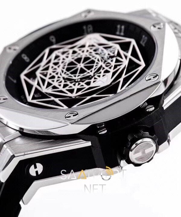 Hublot Big Bang Sang Bleu King Titanyum HUB1223 Clone Eta Saat (3)