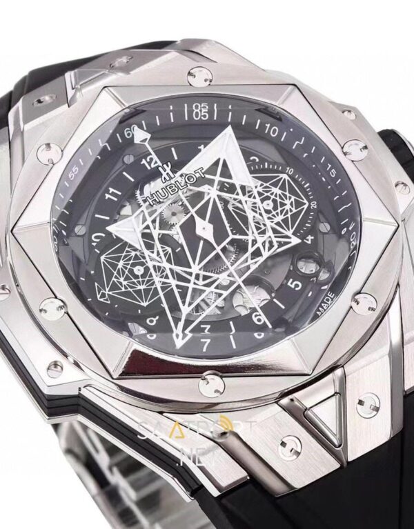 Hublot Big Bang Sang Silver 45mm Super Clone Eta Saat (6)
