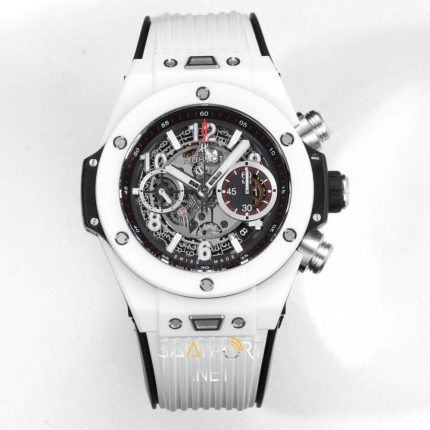 Hublot Big Bang Unico Beyaz Seramik İskelet Kadran Super Clone ETA