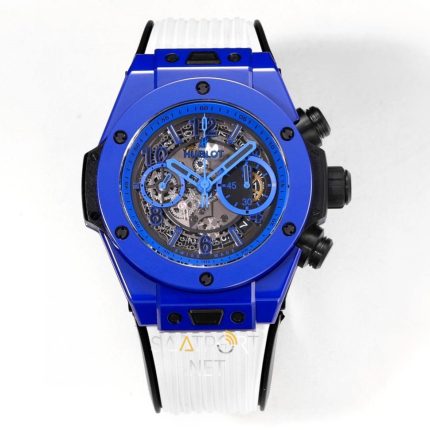 Hublot Big Bang Unico Blue Magic Kauçuk 42mm Super Clone Eta