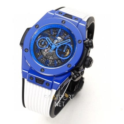 Hublot Big Bang Unico Blue Magic Kauçuk 42mm Super Clone Eta (2)