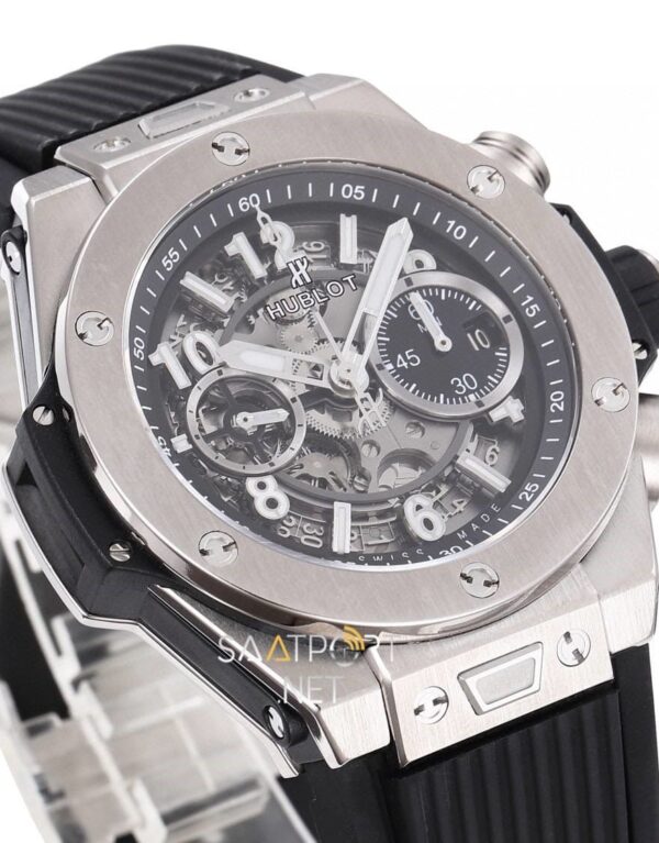 Hublot Big Bang Unico Çelik İskelet Kadran Super Clone ETA (5)