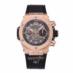 Hublot Big Bang Unico Full Gold İskelet Kadran Super Clone ETA (