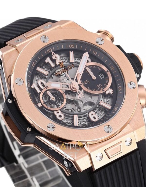 Hublot Big Bang Unico Full Gold İskelet Kadran Super Clone ETA (2)