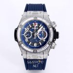 Hublot Big Bang Unico Silver blue Baget Super Clone Eta