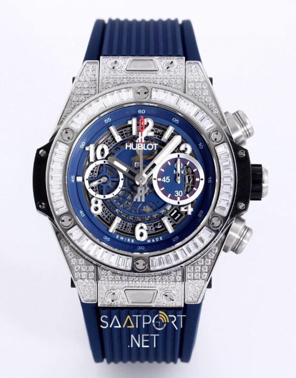 Hublot Big Bang Unico Silver blue Baget Super Clone Eta