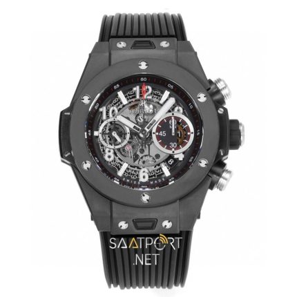 Hublot Big Bang Unico Siyah Seramik İskelet Kadran Super Clone ETA