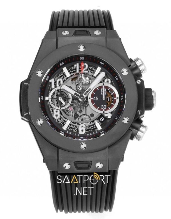 Hublot Big Bang Unico Siyah Seramik İskelet Kadran Super Clone ETA