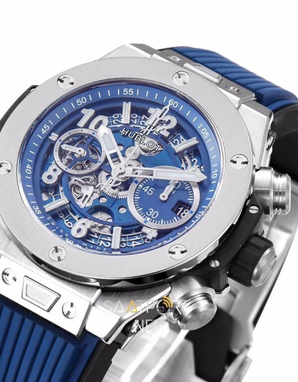 Hublot Big Bang Unico Titanium Blue Super clone eta (5)