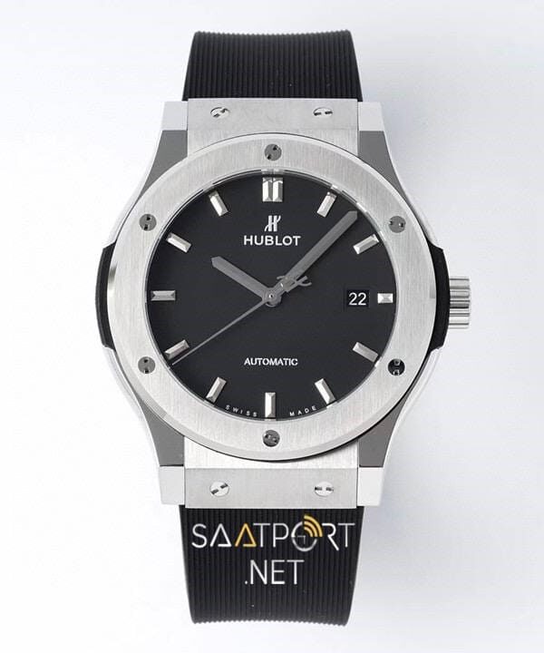 Hublot Classic Fusion Black dial Titanium 42mm Super Clone Eta Saat