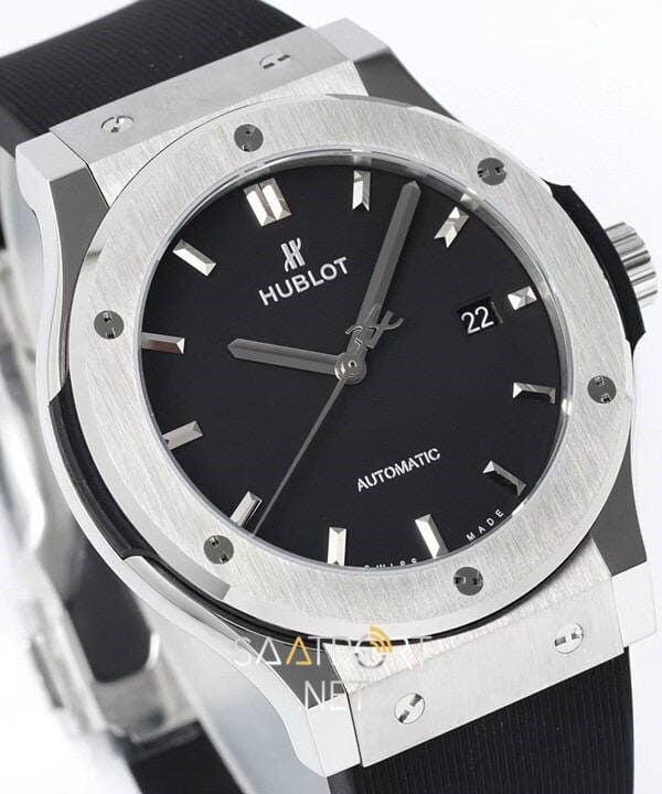 Hublot Classic Fusion Black dial Titanium 42mm Super Clone Eta Saat (2)